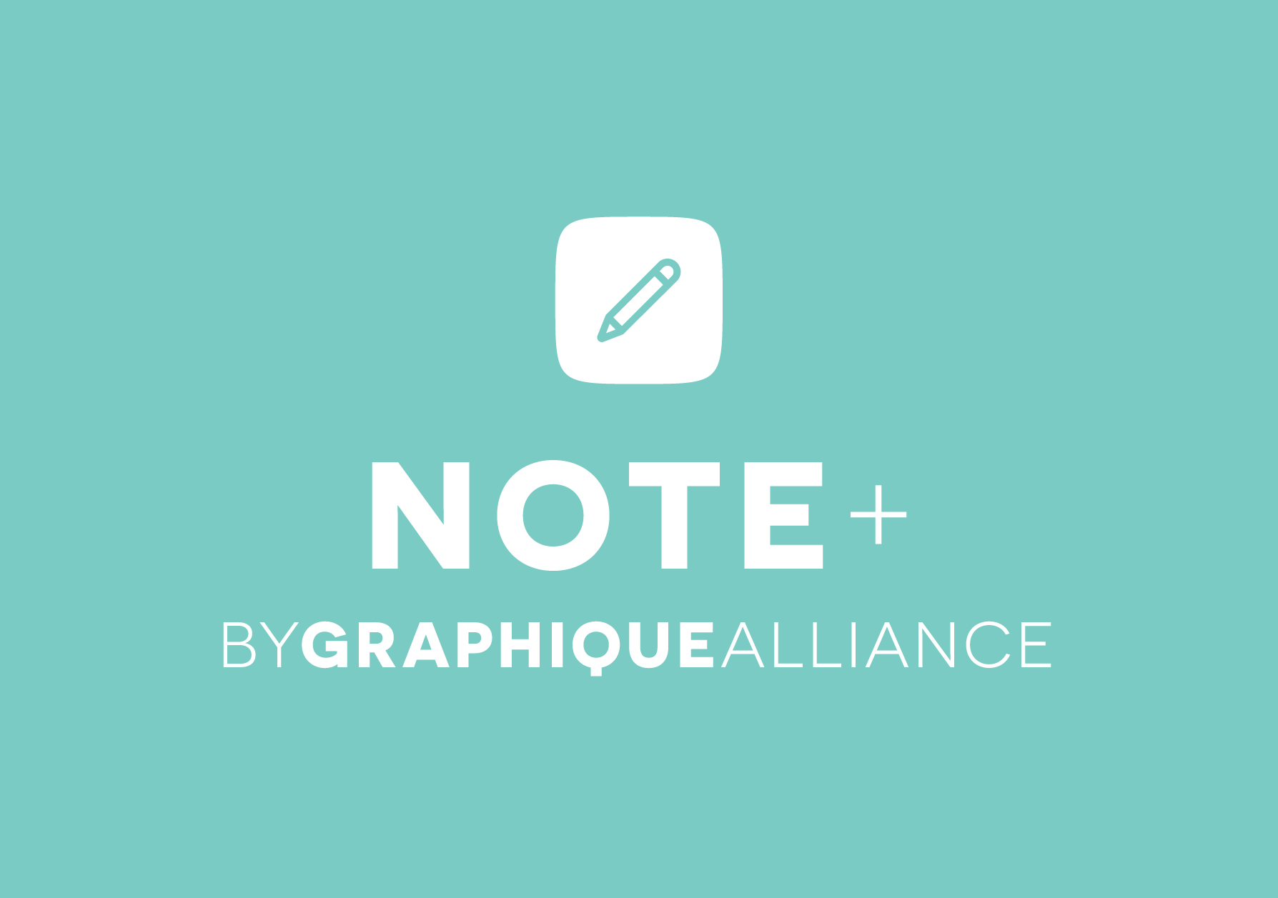 Nouvelles fonctionnalités Note+ | Blog Graphique Allliance